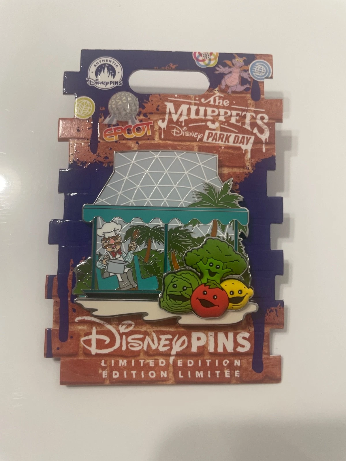 Muppets Disney Park Day Epcot Living With The Land Swedish Chef Limited Edt Pin