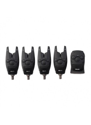Prologic 4+1 Bite Alarm Set Wireless Carp Fishing Receiver Kit