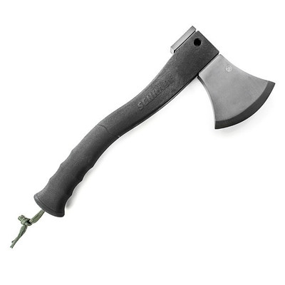 Schrade Axe 3Cr13 Stainless Steel Blade w/ Fire Starter Rubber Handle SCAXE2
