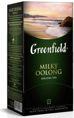 GREENFIELD MILKY OOLONG 25 Tea Bags RF NO GMO Made in Russia US Seller