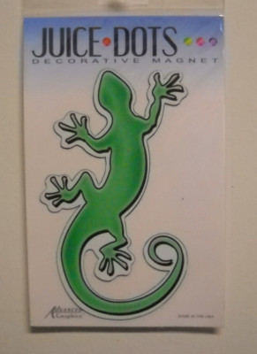 AGI Juice Dots Western Green Lizard Car Magnet Indoor Outdoor
