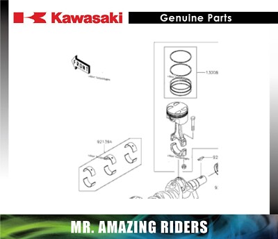 N Kawasaki Genuine 2015-2023 MULE PRO FX FXT KAF820 PISTON