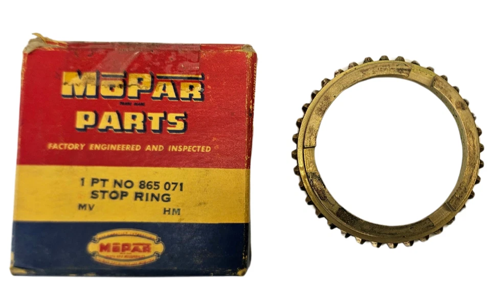 Anillo de parada de engranajes embrague transmisión Desoto Dodge Chrysler 1941-1952 865071 nuevo en stock Foto 2 de 4
