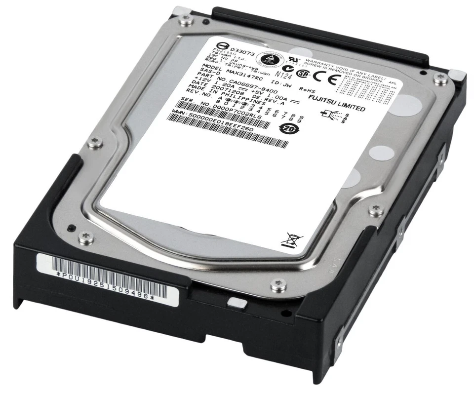 Hard Drive Fujitsu MAX3147RC 146GB 15000U/Min 16MB Cache SAS 3Gbps 3.5'' Inch - Image 3 of 3