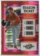 Reid Detmers 2022 Panini Chronicles Contenders Optic Pink Pulsar Prizm Rookie #7