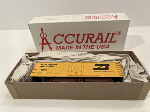 Frigorífico de acero Accurail HO Burlington Northern 40' - #70639 - Kit de construcción - Nuevo en caja | Zustand: New