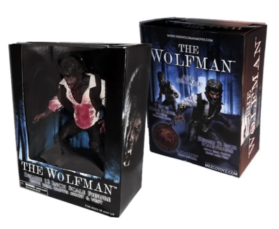 Mezco The Wolfman Deluxe 12” Scale Figure with Real Cloth Shirt
