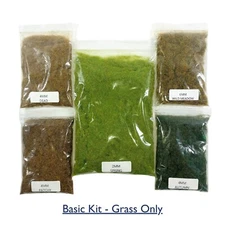 PGLS Static Grass Starter Kit - Spring | Model Railroad Diorama Scenery Kit