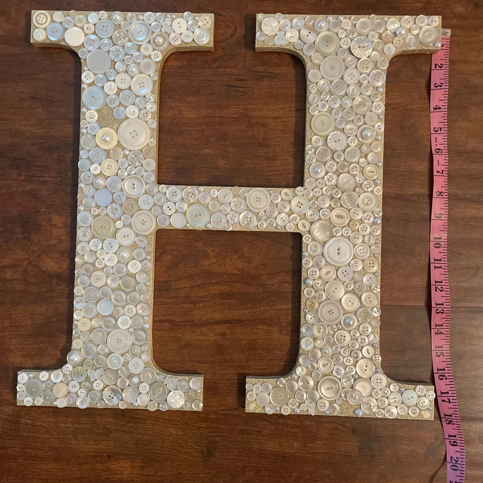 Decorative Ready To Hang Wall Letter H - Image 3 of 4