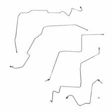 Fits 02-05 Dodge Ram 1500 Front Brake Line Kit 4WD RWABS Steel WKT0203OM