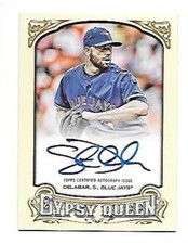 STEVE DELABAR 2014 TOPPS GYPSY QUEEN AUTOGRAPH #GQA-SD BLUE JAYS FREE COMBINE SH