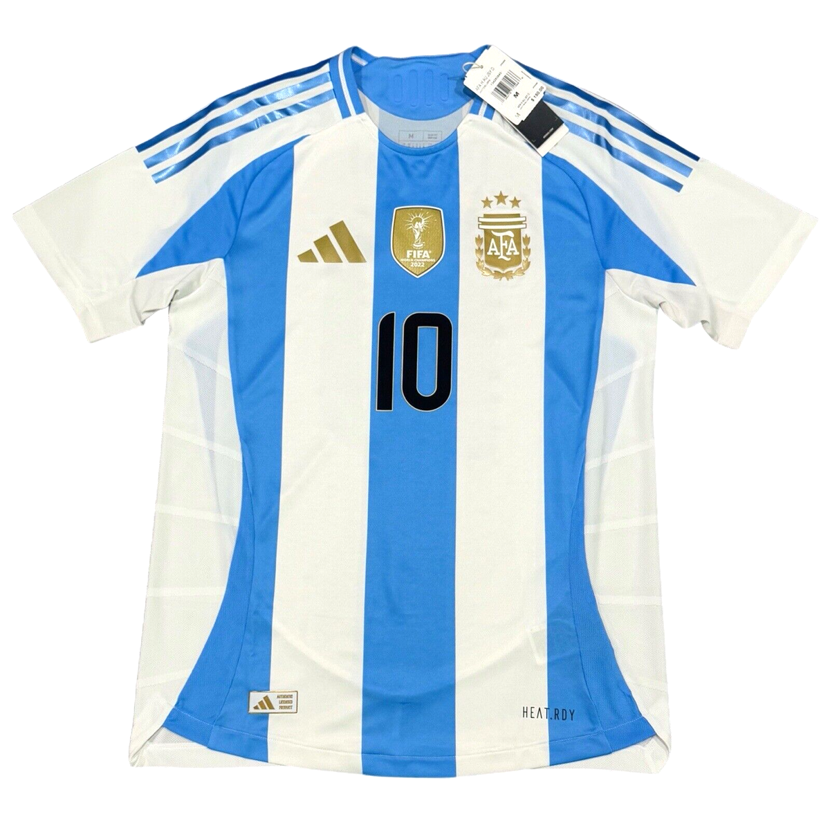 2024/25 Argentina Authentic Home Jersey #10 Messi Medium Copa