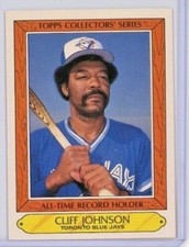 1985 Topps Collectors Series #20 Cliff Johnson - Toronto Blue Jays - MINT