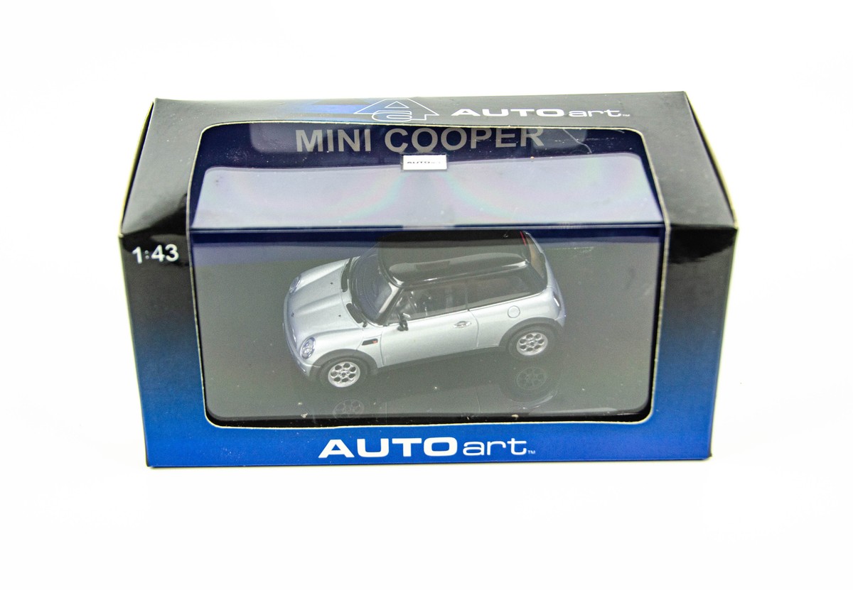 AutoArt 1/43 Mini Cooper Silver Diecast Model Car | eBay