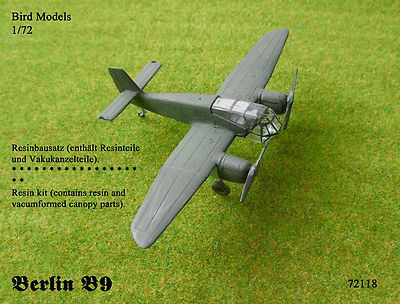 Akaflieg Berlin B 9     1/72 Bird Models Resinbausatz / resin kit