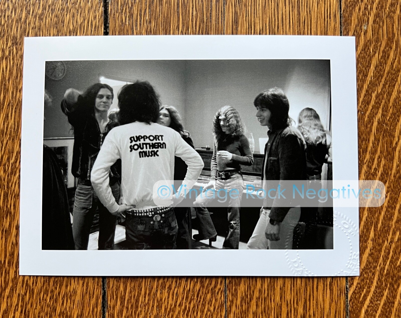 (10) LYNYRD SKYNYRD 10/31/73 Afterparty 5"x7" Pro Pigment Unseen Prints EMBOSSED