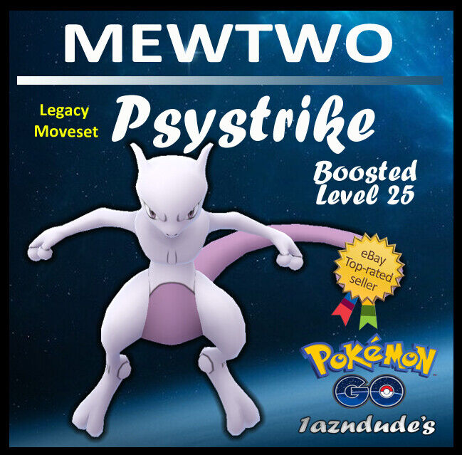 Pokemon Go Mewtwo | Psystrike | Legacy | Weather Boosted | Master League |  PvP