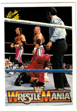 WWF Classic 1990 WrestleMania Card #124 The Hart Foundation & The Bolsheviks WWE