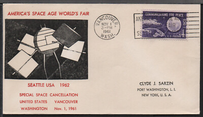   USA TOP VALUE RARE SATELLITE LUNAR ORBITER SPACE NASA RAKETE COVER