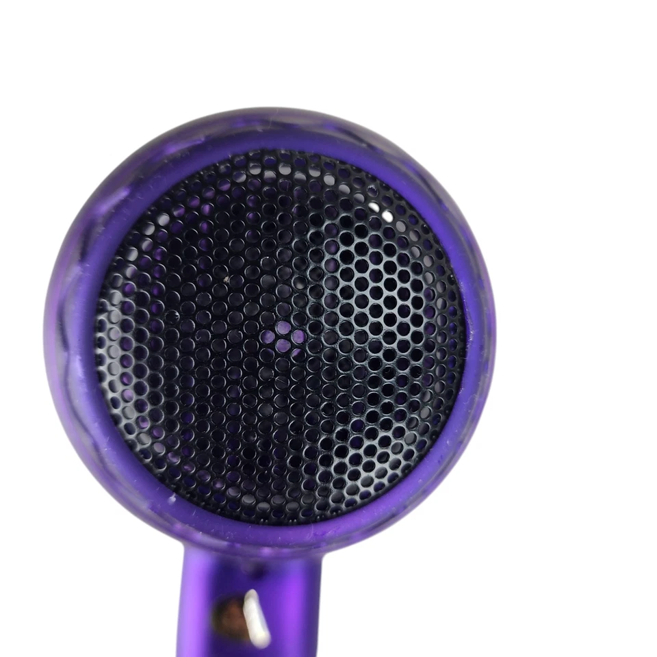 Conjunto de modelagem elétrica Nume HB2810 no secador de cabelo roxo azul iridescente FUNCIONA - Imagem 4 de 4
