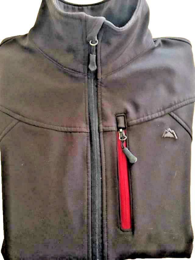 SNOZU Performance Soft Shell Full Zip Brown Men's… - image 2