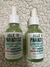 Lot 2 - Isle of Paradise Face Body Self-Tanning Drops Medium 1.01 fl oz SEALED