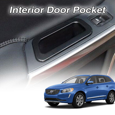 Interior Door Pocket Holder Box Black Molding Garnish for VOLVO 2010-2017 XC60