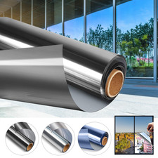 1X One Way Mirror Window Film UV Reflective Privacy Tint Foil Home Glass Sticker