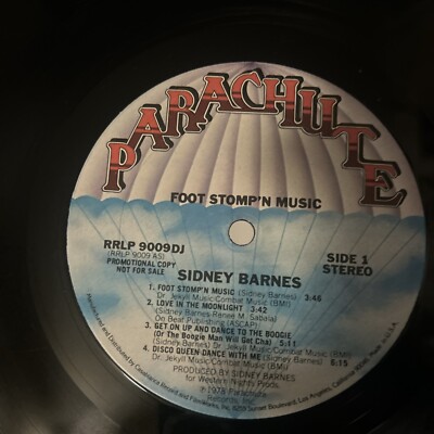 LP Sidney Barnes – Foot Stompin' Music Sidney Barnes LP Foot Stompin Music PROMO Vg+ | eBay
