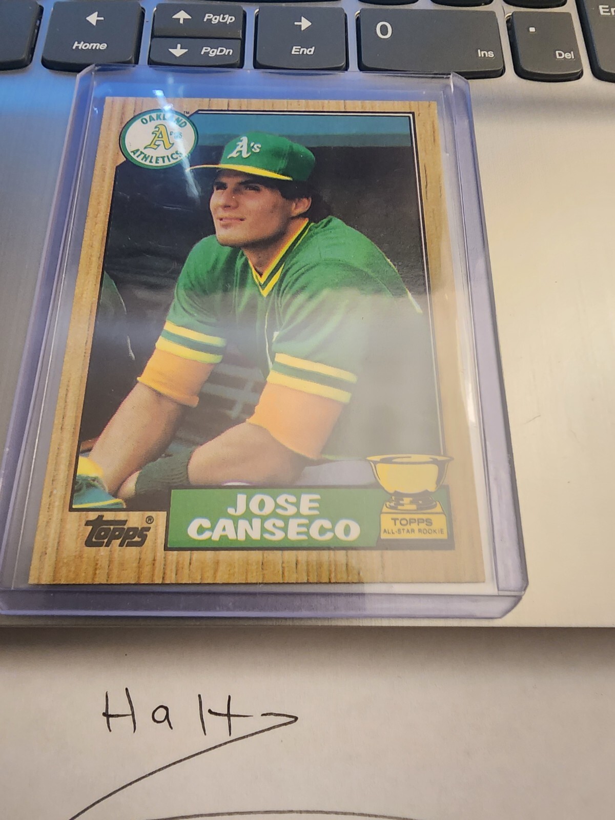 1987 Topps #620 - Jose Canseco - Oakland Athletics