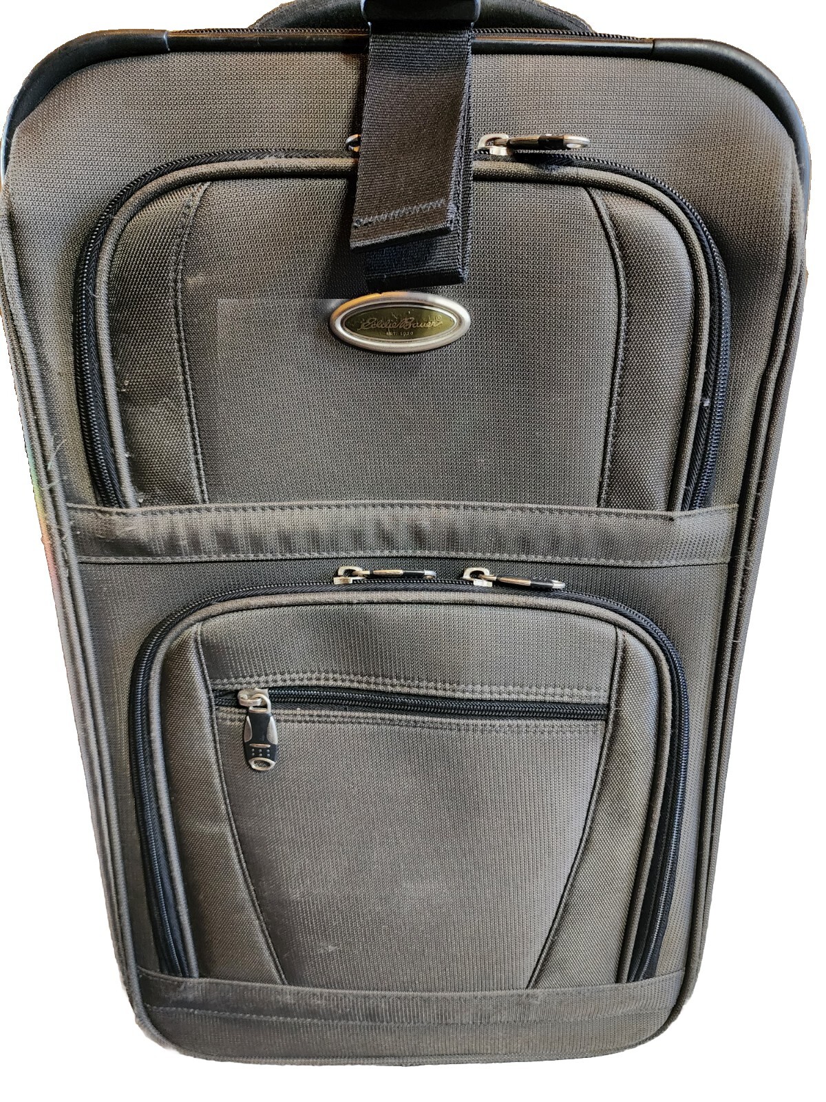 Vintage Eddie Bauer Wheeled Rolling Travel Luggage 22" x 11" x 8