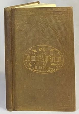 1858 THE FAMILY AQUARIUM Natural History BUTLER Antique Book HAND COLORED PLATE