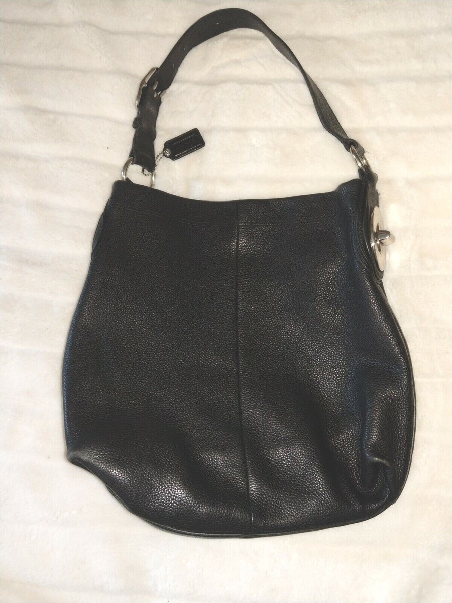 Coach Black Leather Shoulder Bag Ladies COACH F16535 | eBay