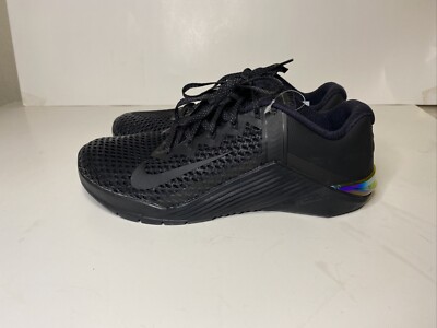 Nike Metcon 6 Triple Black Mens Size 6 Womens Size 7. DA2894-991