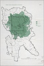 Poster, Many Sizes; Grizzly Bear Map Yellowstone National Park 1987
