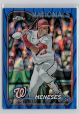 2024 Topps Series 1 - Joey Meneses #242 Blue Lava Washington Nationals 