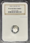 2006-S Silver Proof Roosevelt Dime NGC PF-69 UCAM, Buy 3 Items, Get $5 Off!!