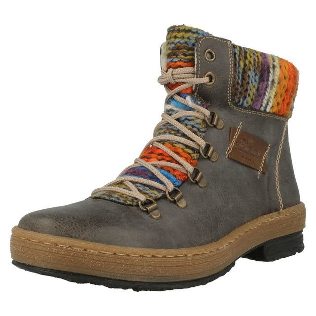 rieker multi coloured boots