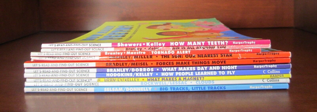 Let's Read & Find Out Science Series Lot of 10 Nonfiction Books