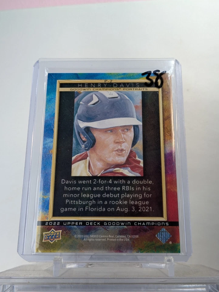 Henry Davis 2022 Goodwin Champions Portraits #P-2 - Image 2 of 2