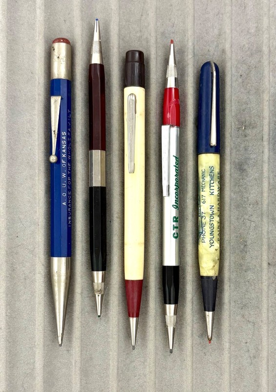 Vintage Misc. Mechanical Pencils, AS-IS untested condition, Pencil Lot JV_AV