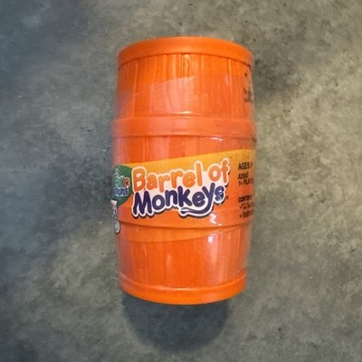 NEW! Hasbro Barrel 10 Monkeys by EleFun & Friends | Made USA | Sealed | Orange