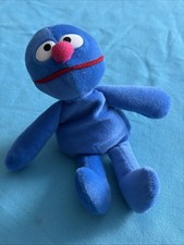 Grover Sesame Street Applause Blue BEAN BAG Stuffed PLUSH Jim Henson 7" 1997