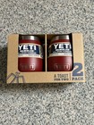Neu Yeti Rambler Weinbecher 10oz 2er Pack Ziegelrot Retired