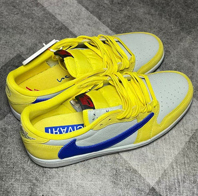 Travis Scott x Jordan Air Jordan 1 Canary Yellow Men's Size US 7
