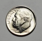 1955 P ROOSEVELT DIME 90% SILVER UNC #C10580