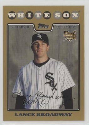 2008 Topps Gold Border /2008 Lance Broadway #284 4c5