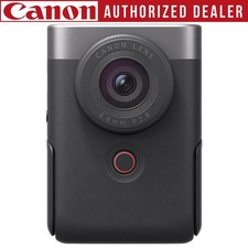 Canon PowerShot V10 4K Video 1 In CMOS Sensor Compact Digital Camera Silver