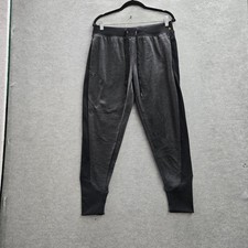 Under Armour Women Activewear Pants M Gray Sweatpants Fleece Coldgear Logo NWT