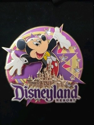 DISNEYLAND Pin 2004 FEATURED ARTIST CELEBRATE AT MICKEYS PLACE Jumbo Spinner New
